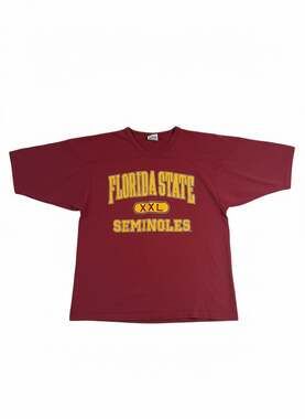Vintage Florida State Seminoles Shirt XXL Danaggers Made USA FSU Spellout 90s
